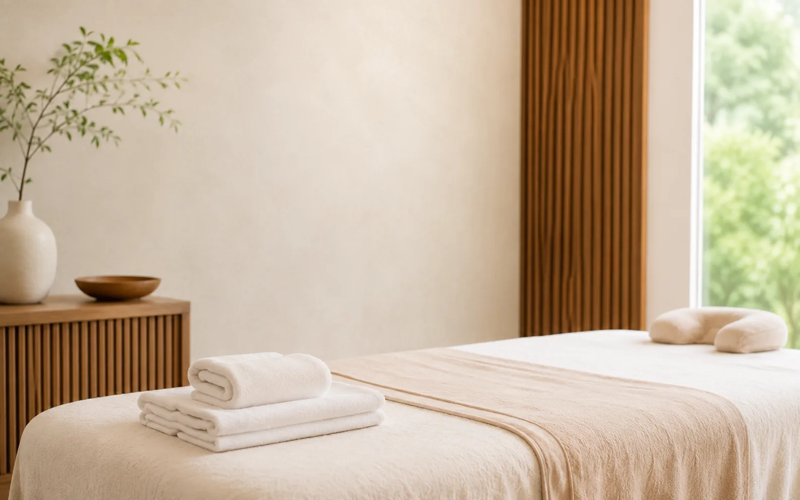 Calm modern wellness atmosphere